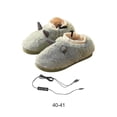 thumbnail image 2 of Usb Electric Heated Slippers Adjustable Temperature Foot Warmers Winter Warmth, 2 of 5