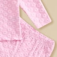 thumbnail image 5 of Ccpelsie Little Girls 2 Piece Clothing Sets Toddler Unicorn Sweatshirts and Cotton Fall Winter Casual Outfits 3-8T(Pink,4-5 Years), 5 of 6