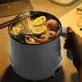thumbnail image 6 of 1.7L Mini Multifunctional Hot Pot - Electric Wok with Steam Compartment, 2-Speed Heat Setting, Portable Frying Pan for Dorm Office Travel Home Cooking, 6 of 9