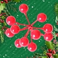 thumbnail image 2 of Naiovety Oficina en casa Hotel 11 cabezas Árbol de Navidad Bayas Banquete Interior Exterior Planta artificial Simulación Ornamento Vacaciones Kits de decoración para fiestas Naiovety HA069952-00, 2 of 6