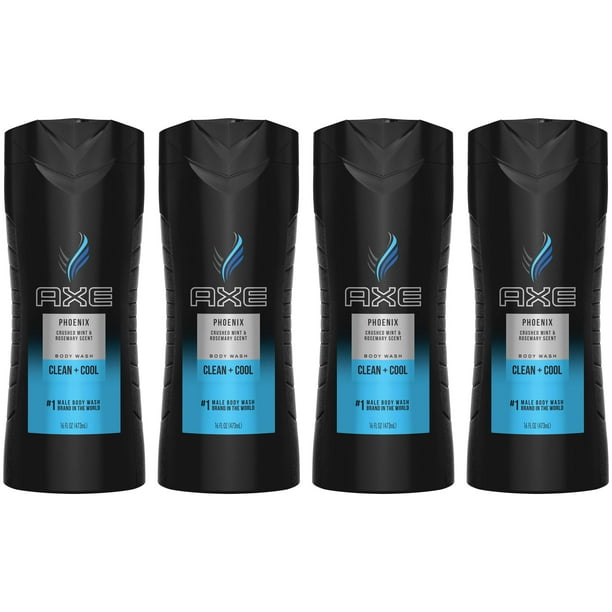 AXE Phoenix Body Wash 16 oz, 4 Count