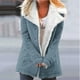 thumbnail image 1 of Puntoco-Chaqueta de talla grande para mujer, chaqueta con solapas de botones de felpa compuesta cálida de invierno, prendas de vestir, abrigo, liquidación de Navidad Puntoco Puntoco-3997, 1 of 5