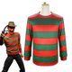 thumbnail image 3 of Disfraz de Freddy Krueger para adulto, traje con parte superior a rayas rojas y verdes, ropa para actuación en el escenario para fiesta de Halloween, 3 of 5