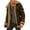 Brown, variant on Mens Jackets Winter Men's Bomber Jacket Casual Fall Winter Casual Bomber Jacket Varsity Coat (Brown,L)
