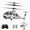 Green Camouflage, variant on WeFone Military RC Helicopter with Missile Launcher and Display Stand, Remote Control Helicopter for Beginners, Indoor Flying Toy and Desk Display Model for Teens Ages 14+