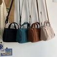 thumbnail image 2 of Xiaocao8 Small Corduroy Crossbody bag for Women, Solid Mini Shoulder Bag with Zipper Casual Cute Handbag Purse for School Work, Dark Green, 2 of 7