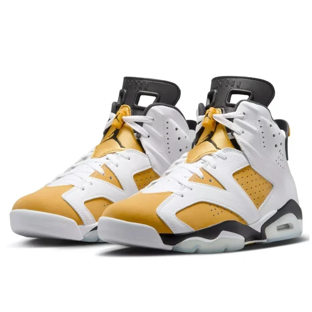 A i r-Jor-dan 6 Mens Size 10 Retro 'Yellow Ochre' CT8529-170