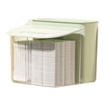 thumbnail image 2 of Wall Mounted Storage Box Dustproof Cotton Pad Dispenser Large Capacity Cotton Swab Holder, 2 of 5
