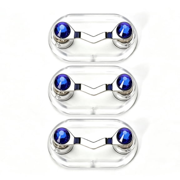 HHX 3Pcs Magnetic Eyeglass Holders Sunglasses Holder Glasses Holder ID Holder Badge Holder Compact and lightweight