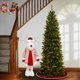 thumbnail image 3 of Gibobby Decoración de tela de adorno de muñeca de Navidad 32*80cm decoración de ambiente de ventana(White), 3 of 5