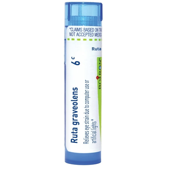 Boiron Ruta Graveolens, 6C, Eye Strain Relief, Approx 80 Pellets
