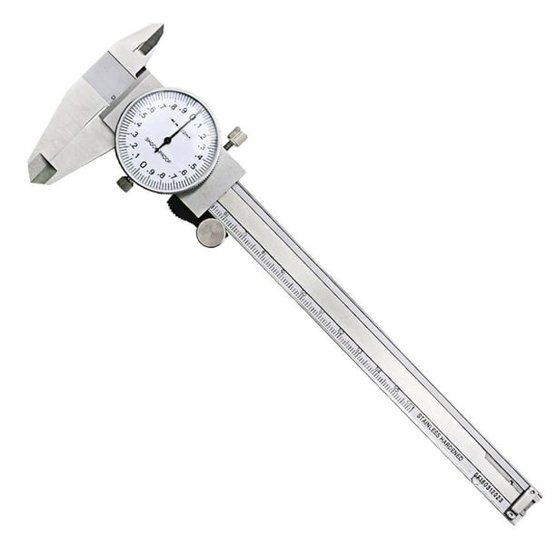 Metric Dial Caliper 0150mm/0.02mm, Measuring Tool Shock, Stainless