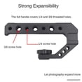 thumbnail image 1 of Universal DSLR Camera Rig Top Handle Three Cold Shoe Adapter Mount, 1 of 5