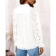 thumbnail image 2 of Blusa de Encaje PRETTYGARDEN para Mujer, Cuello en V, Manga Larga, Talla XXL, 2 of 6