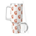 thumbnail image 2 of Balery Orange Fox Pattern 40oz Stainless Steel Tumbler Double Wall Vacuum Insulated Water Bottle Ice Bully Insulated Tumbler With Handle And 2 in 1 Straw Lid, 2 of 8
