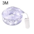 thumbnail image 1 of Christmas Ribbon Fairy Lights Christmas LED Lights Double Ribbon String Lights Christmas Tree Decoration Glowing Ribbon Pendant Icicle Lights Warm Wire, 1 of 7