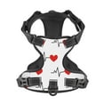 thumbnail image 4 of Picia Heartbeat Symbol No-Pull Dog Harness Reflective Front Clip Vest with Handle,Step-in Air Dog Harness,Adjustable 2 Metal Rings 4 Buckles,Easy to Put on & Take Off Large, 4 of 9