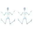 thumbnail image 2 of 32cm Luminous Skull Skeleton Body Scary Halloween Toy Haunted House Tricky Prop, 2 of 2