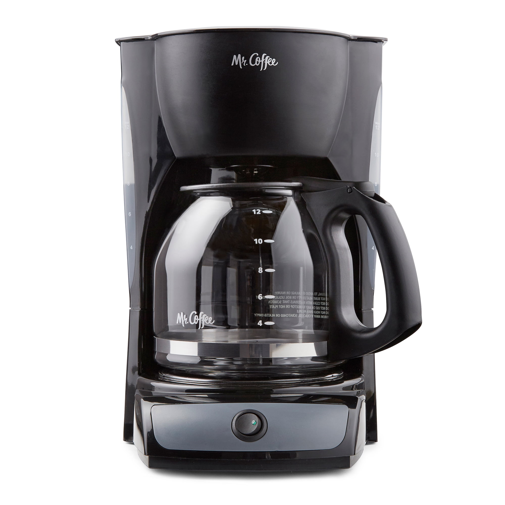 Mr. Coffee 12 Cup Switch Black Coffee Maker - Walmart ...