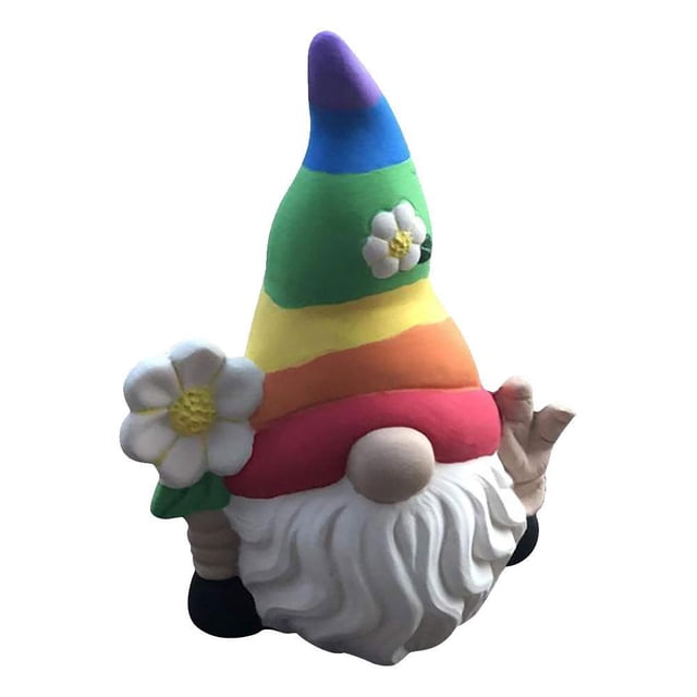 Color Magic Dwarf Decorative Resin Gnome Set - Outdoor & Indoor Use