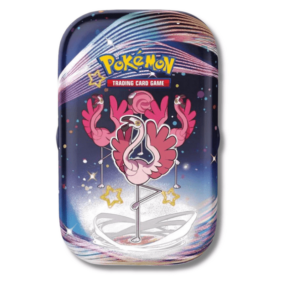 Pokemon Scarlet & Violet Paldean Fates Mini Tin | Flamigo