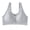 Gray GYXL, variant on Bra Women Womans Underwear Beautiful Back No Underwire Bras Solid Color Fashion Thin Brassiere Loose Casual Wear Purple XL