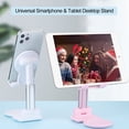 thumbnail image 4 of Amdohai Foldable Desktop Smartphone Stand Tablet Bracket Phone Holder Adjustable Height for Live Streaming, 4 of 7
