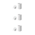 thumbnail image 4 of Bearachild Soporte para cepillo de para colgar en la pared, estante de almacenamiento para baño, organizador de de inodoro, blanco Type1 NO1, 4 of 6