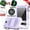 1PC, Black + Light Purple, variant on 46800mAh Solar Power Bank, Portable USB‑C Charger with Flashlight & Compass, Outdoor Solar Phone Charger for Camping Hiking Travel, Compatible with iPhone & Android Devices, Ideal Festival Gift