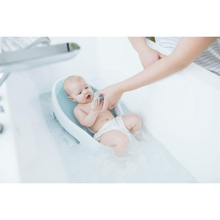 Angelcare Baby Bath Support (Aqua) , Ideal for Babies Less Than 6 Months  Old Aqua 1 Count (Pack of 1) 