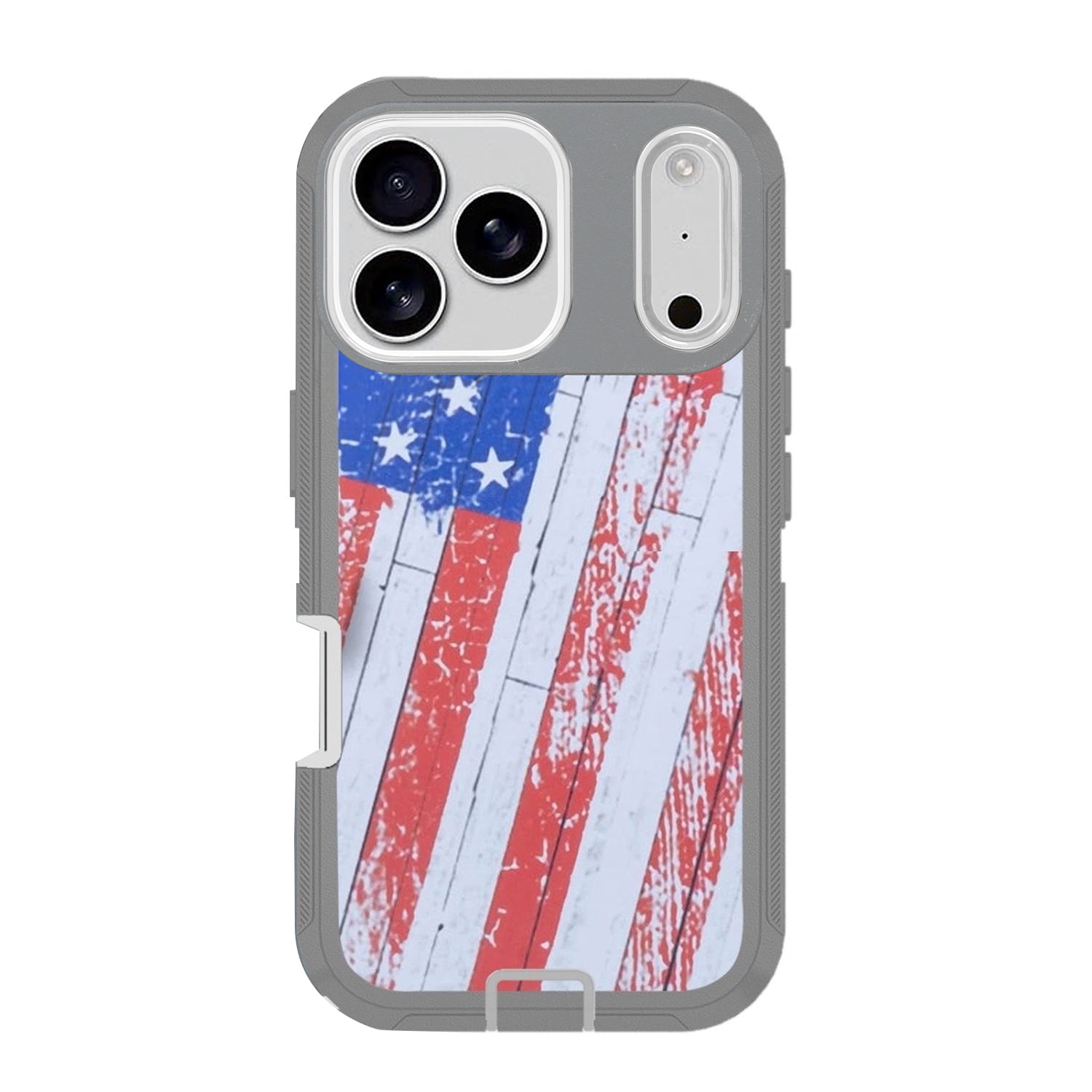 Tough Armor Defender Case for iPhone 17 Pro Max - Red and White
