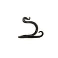 thumbnail image 4 of Curved Pointed Wall Mounted Wrought Iron Toilet Paper Holder, 4 of 9