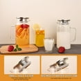 thumbnail image 5 of UniMall Set of 2 Glass Pitcher with Lid, 1200ml Leak Proof,Glass Water Jugs, BPA-Free,Microwave & Dishwasher Safe Pitcher,Sun & Iced Tea, Sangria,Cold Brew Coffee & More, 5 of 13