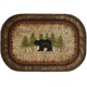 thumbnail image 1 of Cozy Cabin CC5282 Alfombra antideslizante con diseño de oso de abedul, 30 x 46 pulgadas, color marrón, 1 of 1