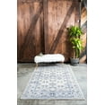 thumbnail image 3 of Unique Loom Botanica La Jolla Vintage Floral Area Rug or Runner, 3 of 7