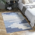 thumbnail image 5 of Bohemian Tufted Fringed Tassel Area Rug, 4 x 5.7 ft, Blue, 1 Pack, 5 of 7