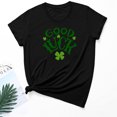 thumbnail image 4 of CEHVOM T-Shirt Décontracté pour Femmes à Manches Courtes avec Imprimé Trèfle de la Saint-Patrick, 4 of 4