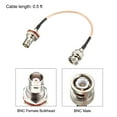 thumbnail image 2 of Cable Coaxial RG316 BNC Hembra a BNC Macho 50 Ohm 0.5 pies Unique Bargains, 2 of 5
