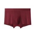 thumbnail image 1 of Men Underwear Plus Size Loose Modal Seamless Underpants Middle Waist Solid Color Breathable Underwear, 1 of 9