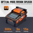 thumbnail image 4 of D YEDEMC SM&MM Automatic Intelligent Optical Fiber Fusion Splicer Optical Fiber Welding Splicing Machine (Ai-9) & Fiber Cleaver Kit â€¦ (Blue_Box_Ai-9), 4 of 4