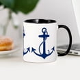 thumbnail image 4 of CafePress - Anchor Mug - 11 oz Ceramic Mug - Novelty Coffee Tea Cup, 4 of 6