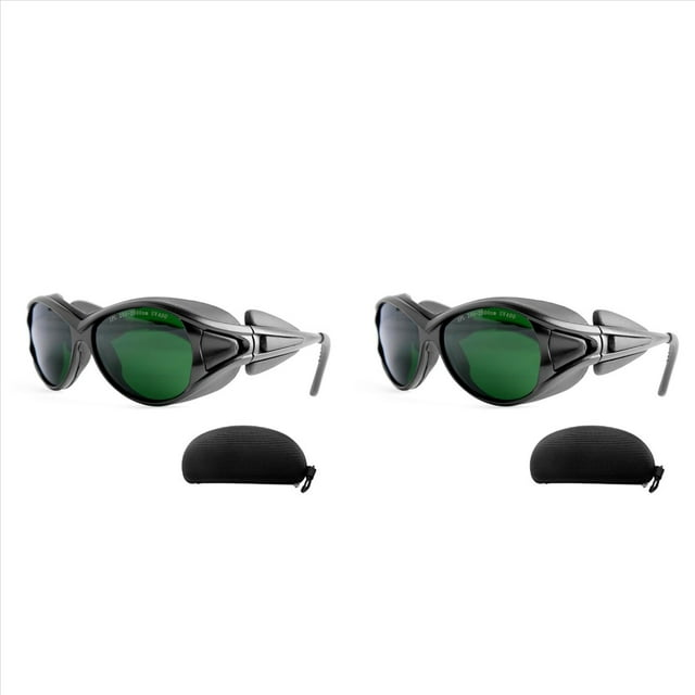 2X Gafas para Terapia de Luz Roja, Gafas Seguras para IPL 200-2000 Nm, Protección Ocular para Terapia de Luz Roja