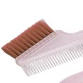 thumbnail image 5 of 2 Pcs Brosse Applicatrice de Surlignage pour Cheveux en Nylon Doux Brosse à Teinture Double Face Peigne avec Manche Pailleté Rose, 5 of 5