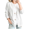thumbnail image 3 of Frostluinai Womens Classic Button Front Breathable Stretch Denim Jacket Lightweight Casual Long Sleeve Distressed Jean Cardigan Coat with Pocket, 3 of 6
