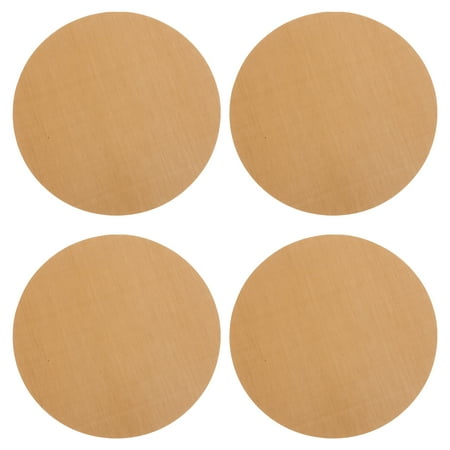 

4 Sheets Baking Mat Frying Pan Liner Heat Resistant Nonstick PTFE Pot Mat