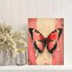 thumbnail image 2 of Qisvanset 12x16 Inch Pink Butterfly Scripture Canvas Wall Art, Seek Faith Bible Verse Home Wall Poster Decor, 2 of 8