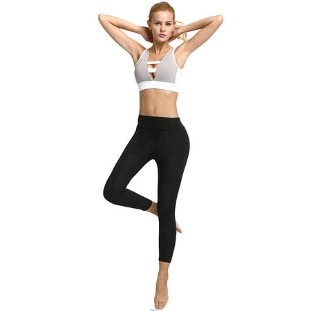 Sport Bra For Women Deep V-neck Cut Out Waist Workout Slimming Slimming Body Shaper Running Yoga Bra