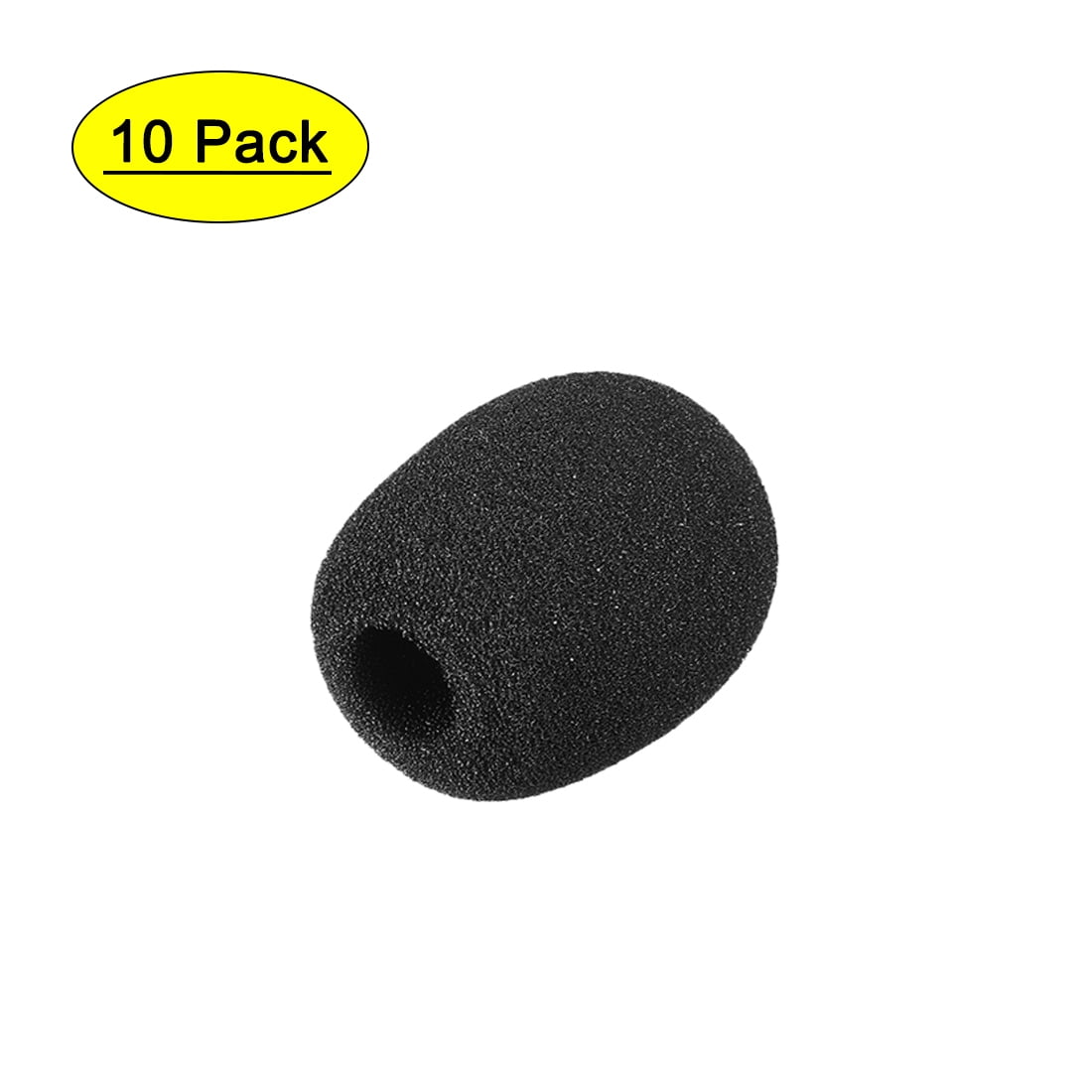 uxcell 10PCS Sponge Foam Mic Cover Handheld Microphone Windscreen Shield Protection Green for KTV Broadcasting