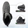 thumbnail image 5 of Gexuosn Hiking Boots for Men Outdoor Mid Trekking Lightweight Mountaineering Shoes,Gray, 5 of 6