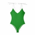 thumbnail image 7 of Swimsuit for Women 2024 Pimelu One-Piece Swimsuit for Women Womens One Piece Bathing Suit Ladies Adjustable Strap Slim Fit Athletic Swimsuit Summer Beach Solid Modest Swimwear, 7 of 7